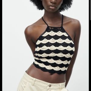 Zara crochet top